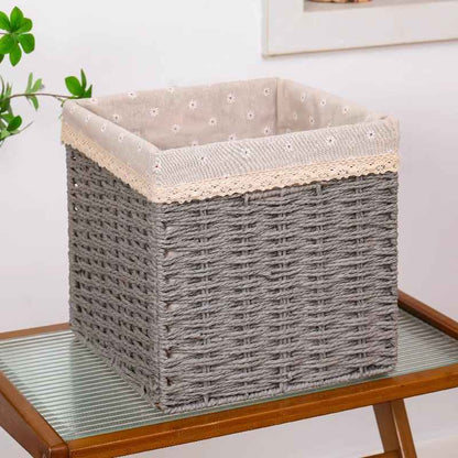 No.LPDZ01 定製手工編織收納筐 1個起訂 客製尺寸 居家櫃體專用收納籃