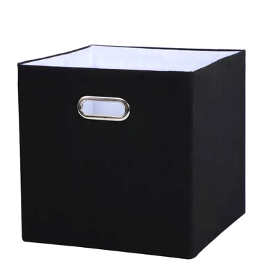 No. LGDZ01 Custom Fabric Storage Box - Size can be customized, minimum order 1 piece, fast shipping. Multiple fabric and handle options available. Ideal for home/school cabinet storage.