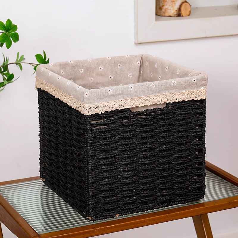 No.LPDZ01 定製手工編織收納筐 1個起訂 客製尺寸 居家櫃體專用收納籃