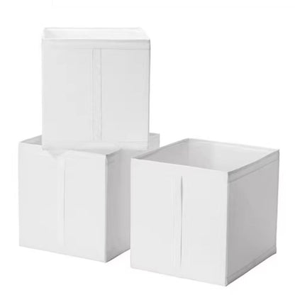 No. XJ02 Customized Storage Boxes - Minimum order of 4 pieces, custom sizes available, concealed handle design, foldable, washable, quick production.