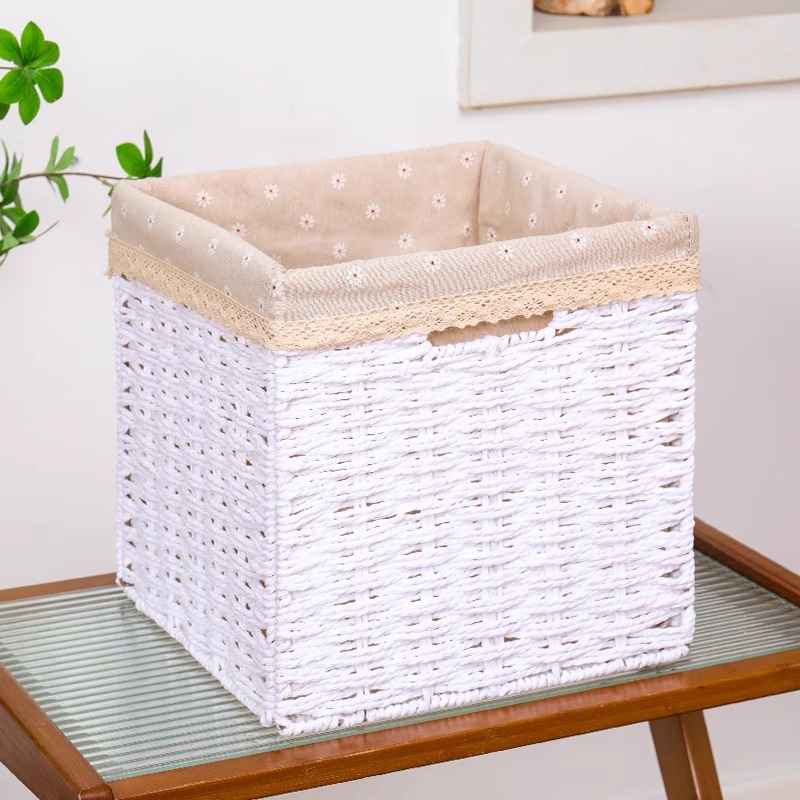 No.LPDZ01 定製手工編織收納筐 1個起訂 客製尺寸 居家櫃體專用收納籃