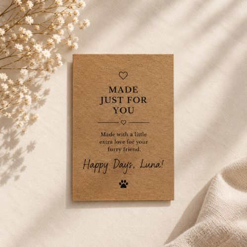 Premium-quality kraft paper cards