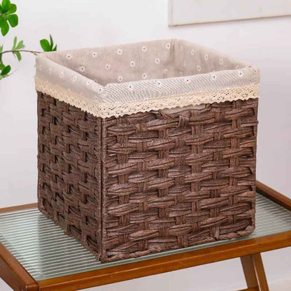 No.LPDZ01 定製手工編織收納筐 1個起訂 客製尺寸 居家櫃體專用收納籃