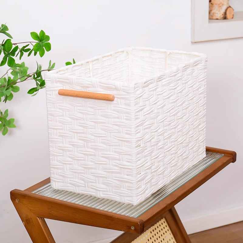 No.LPDZ01 定製手工編織收納筐 1個起訂 客製尺寸 居家櫃體專用收納籃