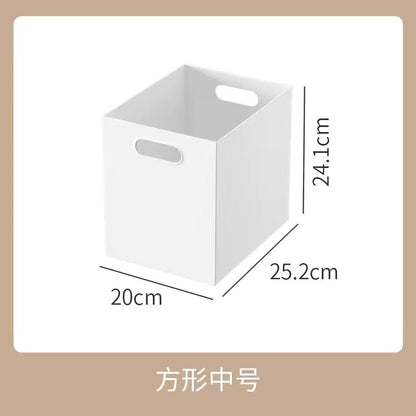 No.MZ01 white right-angle storage box bookshelf organizer office organizer organizer plastic box