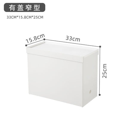 No.MZ01 white right-angle storage box bookshelf organizer office organizer organizer plastic box