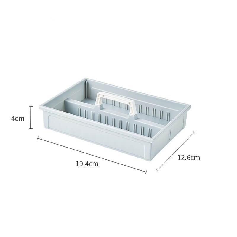 No.6336 Stackable storage box with handles, separate storage box, free compartment design, screw accessories, small items storage artifact