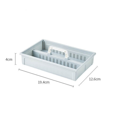 No.6336 Stackable storage box with handles, separate storage box, free compartment design, screw accessories, small items storage artifact