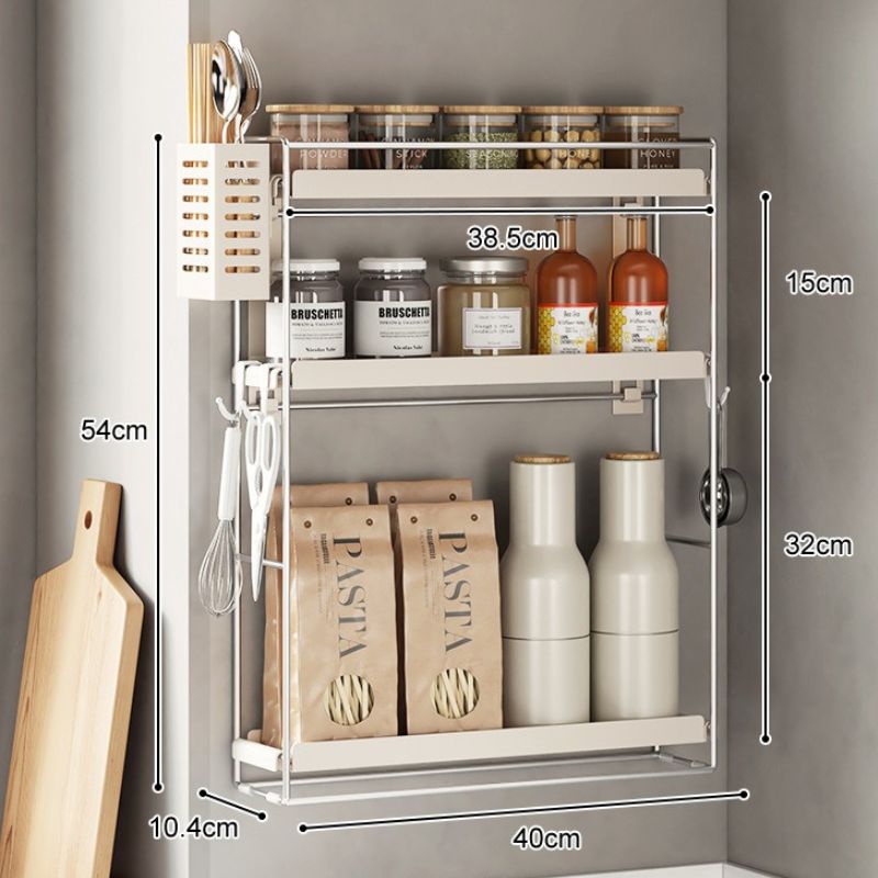 No.BG35 condiment storage rack wall-mounted countertop wall-mounted condiment rack corner punch-free wall kitchen condiment rack narrow