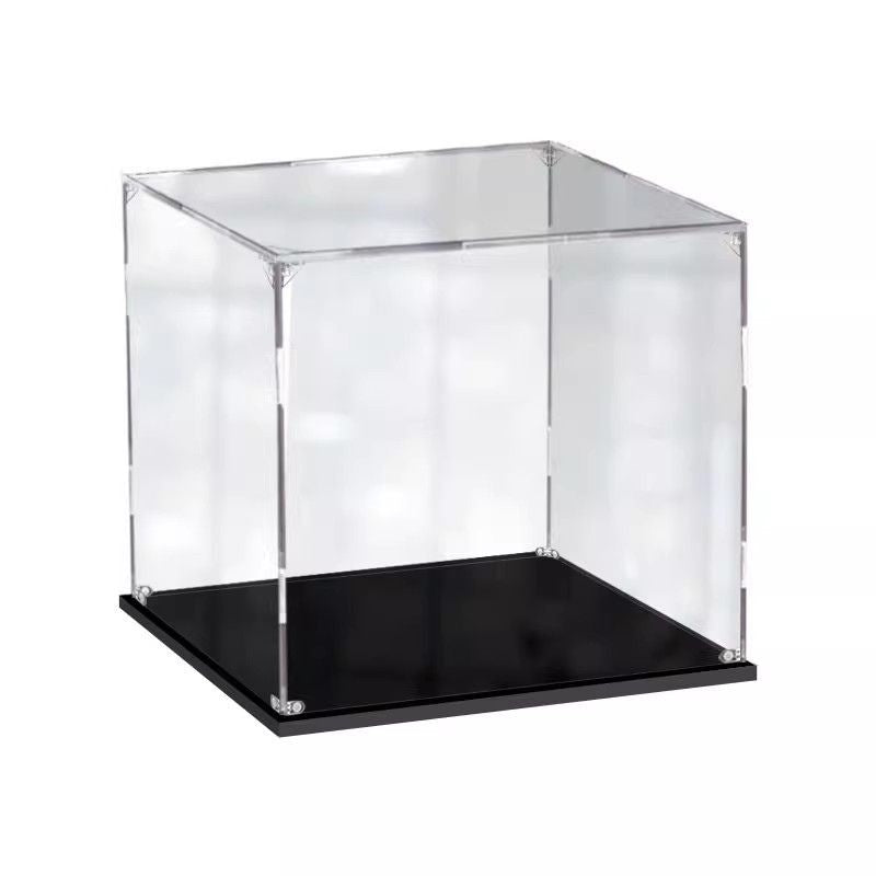 No. ZSDZ01 Custom Acrylic High Transparency Figurine Display Box - Minimum order 1 piece, logo can be added, multiple sizes in stock, customization supported.
