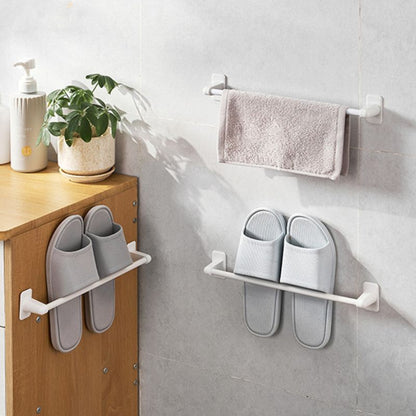 No.1096 Adhesive single-pole towel rack bathroom storage rack kitchen storage rack Maximum load capacity 600g