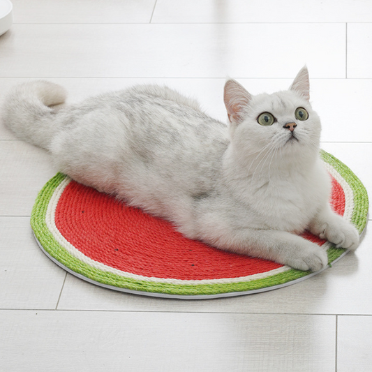 No.xile01 watermelon sisal mat cat scratching board to prevent cats from scratching the sofa