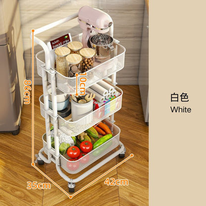 No.10313104 hole basket kitchen trolley toy organizer storage rack storage rack