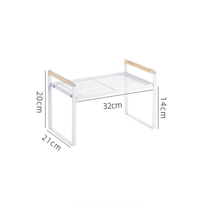 No.SYR3013木棒款日式廚房臺面置物架
