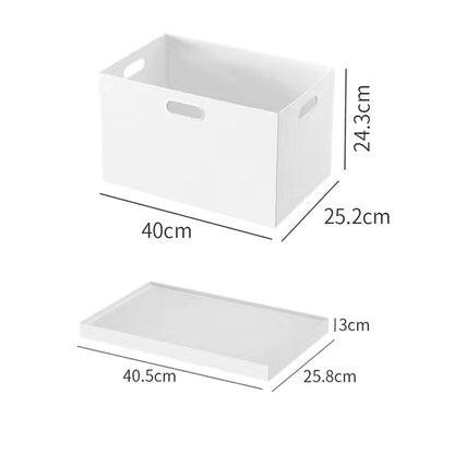 No.MZ01 white right-angle storage box bookshelf organizer office organizer organizer plastic box