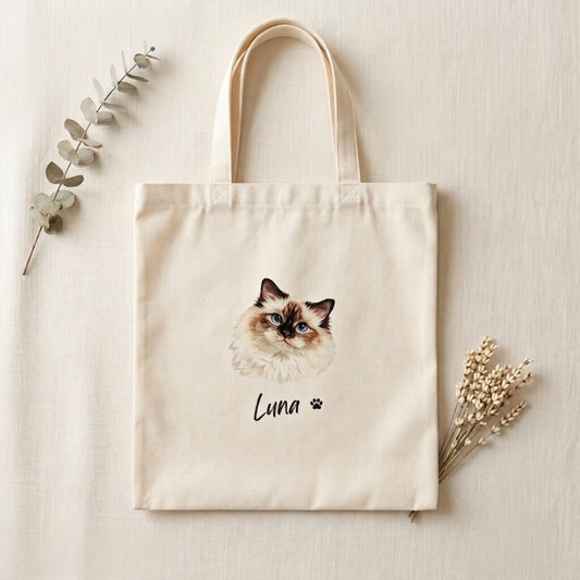 personalized pet canvas bag