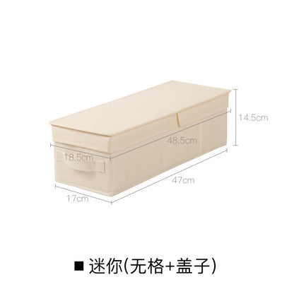 No.968088 Oxford cloth gridless storage box household wardrobe clothing clothes pants fabric foldable large storage box storage box length 47cm