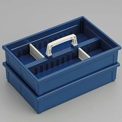 No.6336 Stackable storage box with handles, separate storage box, free compartment design, screw accessories, small items storage artifact