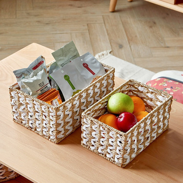 No.DS23D475A-C Handmade basket storage box