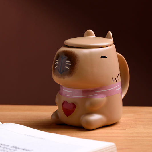 No.cup97 Capybara Cup Ceramic Cup Capibala Water Cup Home Breakfast Cup Milk Cup Mug Coffee Cup