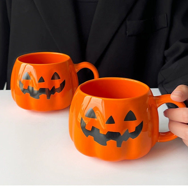 No.ali-724920576001 Halloween water cup Christmas pumpkin cup tea cup office ceramic mug creative shape gift cup