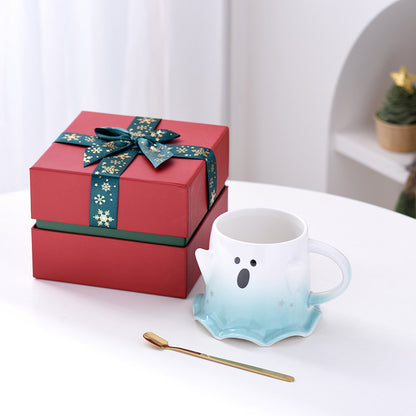 No.A168864545 Halloween Christmas Water Cup Elf Mug Gift Cup Souvenir Christmas Gift Cute Ghost Water Cup