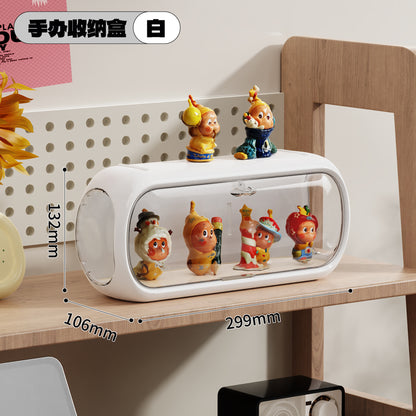 Laay Zone | No.QH-3002 Dust-proof blind box hand-made office dolls gashapon storage display box