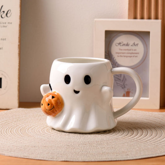 No.KL001 Halloween Limited Edition Pumpkin Ghost Magic Phantom Mug Creative Funny Couple Mug Christmas Exchange Gift Recommendation