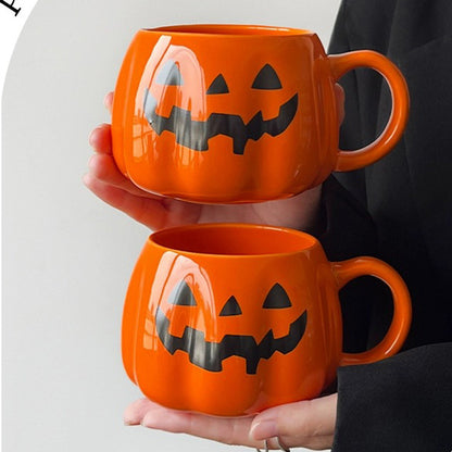 No.ali-724920576001 Halloween water cup Christmas pumpkin cup tea cup office ceramic mug creative shape gift cup