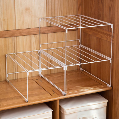 No.968121 48cm iron layered rack wardrobe detachable and stackable storage box storage box multi-layer organizer drawer-type storage rack used with No.968088 storage box