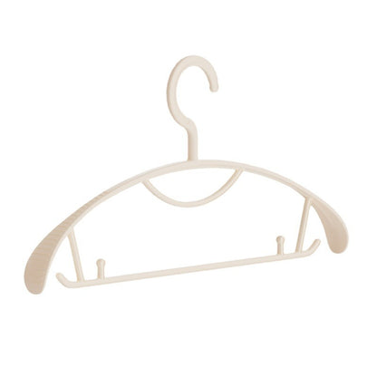 No.YG-3352ABC Wet and dry plastic thickened non-marking non-slip clothes hangers (5pcs)