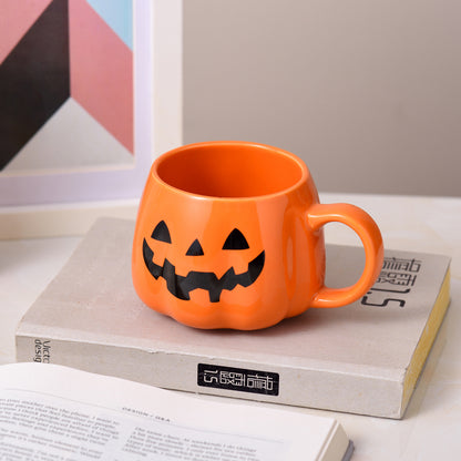 No.ali-724920576001 Halloween water cup Christmas pumpkin cup tea cup office ceramic mug creative shape gift cup