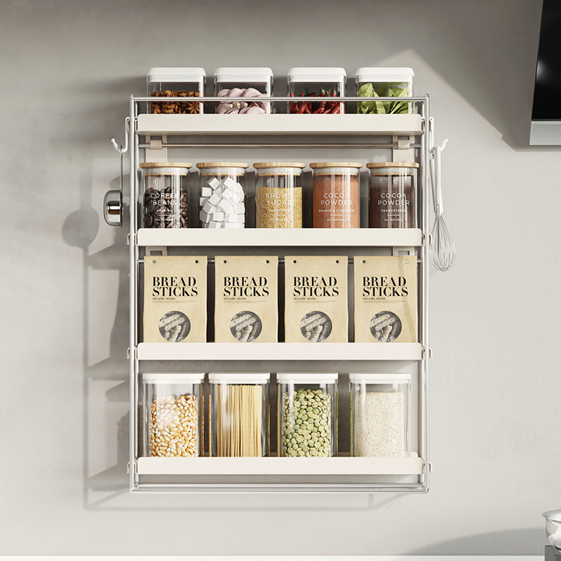 No.BG35 condiment storage rack wall-mounted countertop wall-mounted condiment rack corner punch-free wall kitchen condiment rack narrow