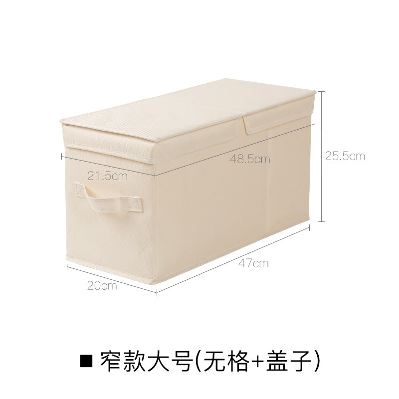 No.968088 Oxford cloth gridless storage box household wardrobe clothing clothes pants fabric foldable large storage box storage box length 47cm