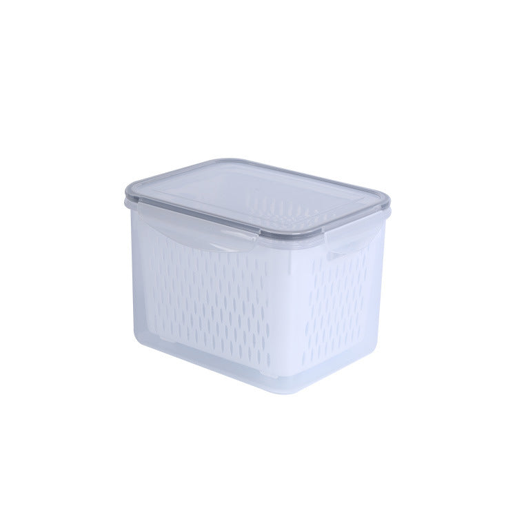 No.YK97 double-layer deep storage box with drain storage box