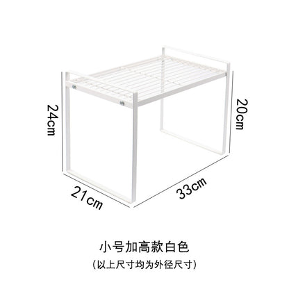 No. SYR-3008廚房分層置物架 調料品收納架 櫥櫃分隔分層架 碗碟瀝水架