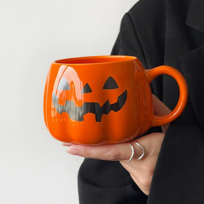 No.ali-724920576001 Halloween water cup Christmas pumpkin cup tea cup office ceramic mug creative shape gift cup