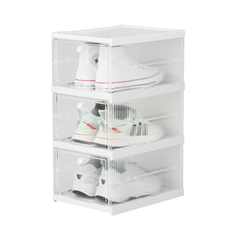 No.X-DF018-3W installation-free folding shoe storage box