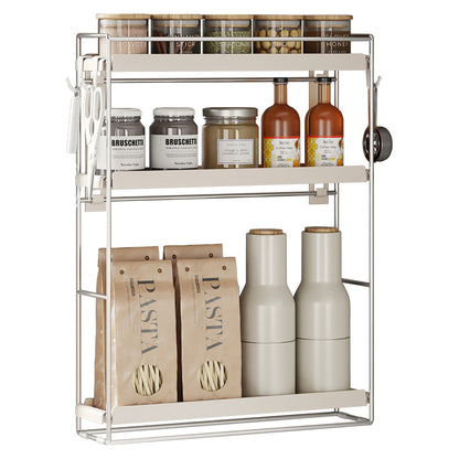 No.BG35 condiment storage rack wall-mounted countertop wall-mounted condiment rack corner punch-free wall kitchen condiment rack narrow