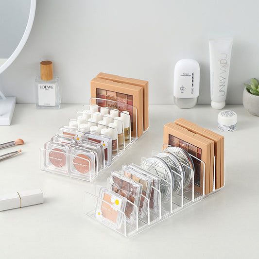 No.cy-708 eye shadow palette storage box transparent acrylic makeup powder drawer organization partition box desktop cosmetics storage box dressing table storage data cable storage and organization