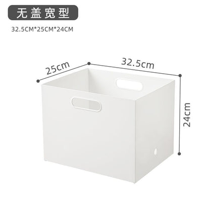 No.MZ01 white right-angle storage box bookshelf organizer office organizer organizer plastic box