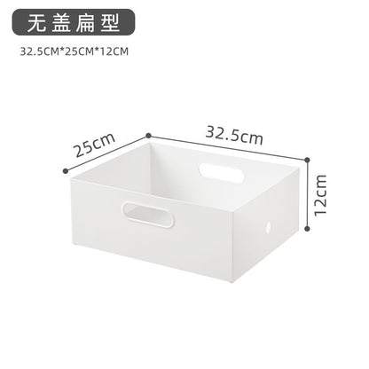 No.MZ01 white right-angle storage box bookshelf organizer office organizer organizer plastic box