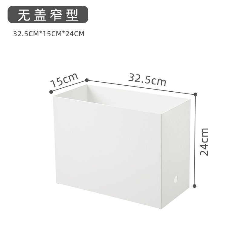 No.MZ01 white right-angle storage box bookshelf organizer office organizer organizer plastic box