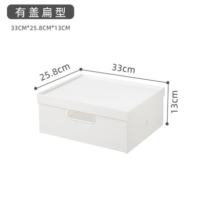 No.MZ01 white right-angle storage box bookshelf organizer office organizer organizer plastic box