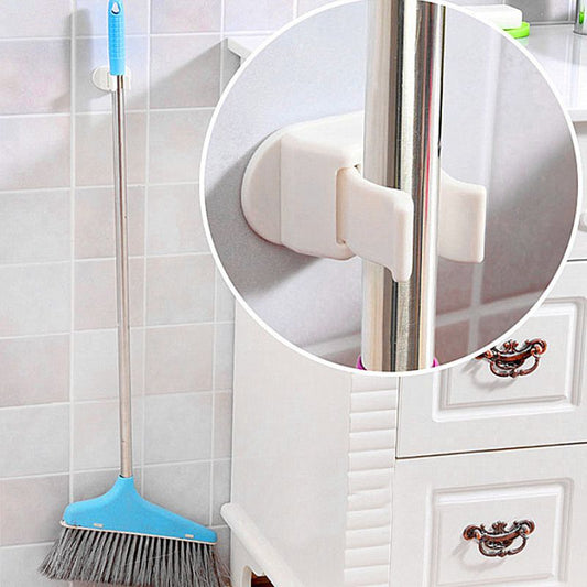 No.689 bathroom kitchen household clip-on mop broom hook stick hanger sticky hook shaver storage clip-on hook