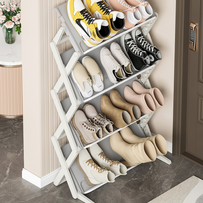 No.DF024 multi-layer installation-free folding shoe rack shoe storage artifact